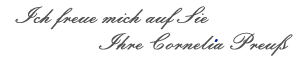 Unterschrift Cornelia Preuß